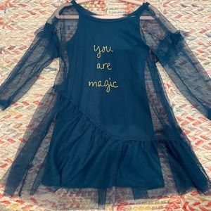 Art class girls Mesh dress